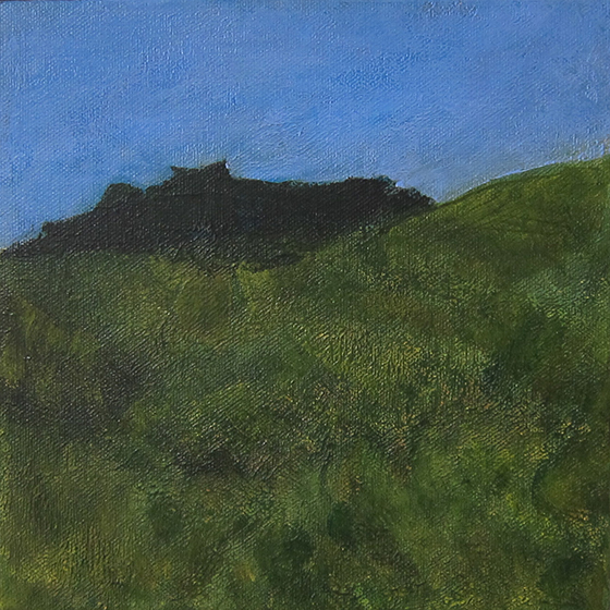 abstract landscape painting