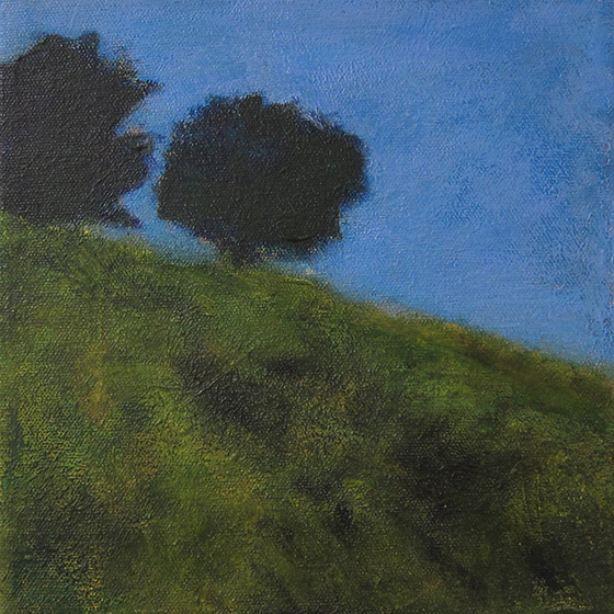 abstract landscape painting