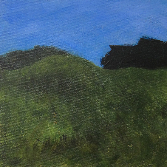 abstract landscape painting