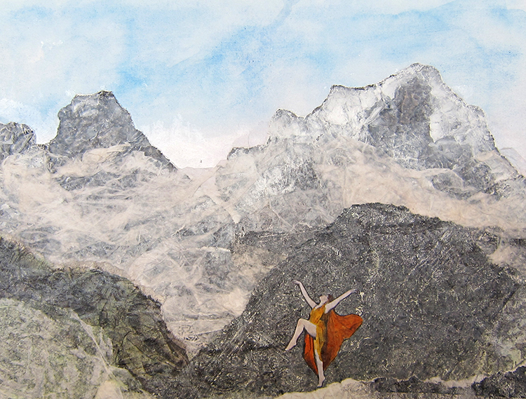 mountain collage