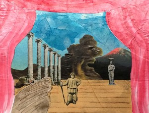 stage set collage